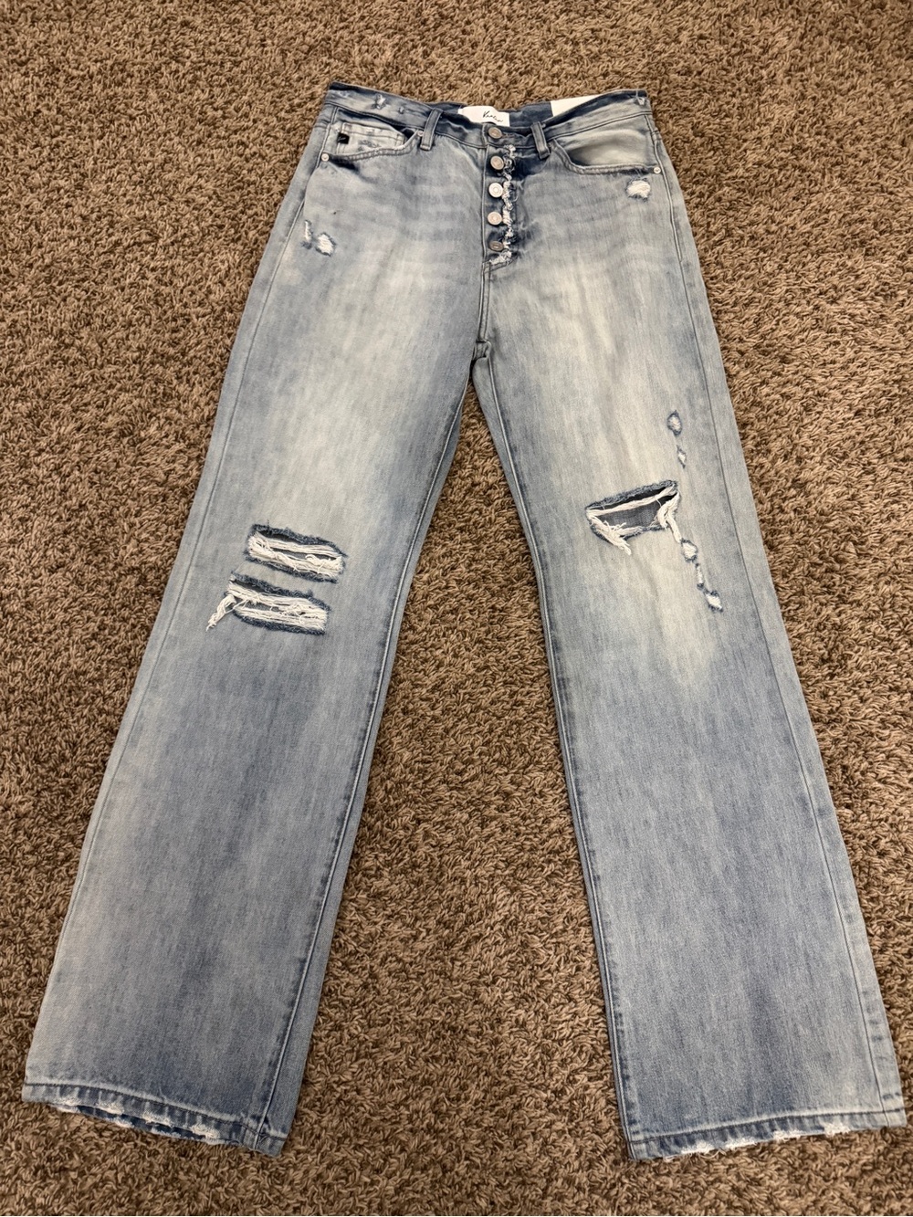 NWT KanCan Isabelle Wide Leg 90s style jeans